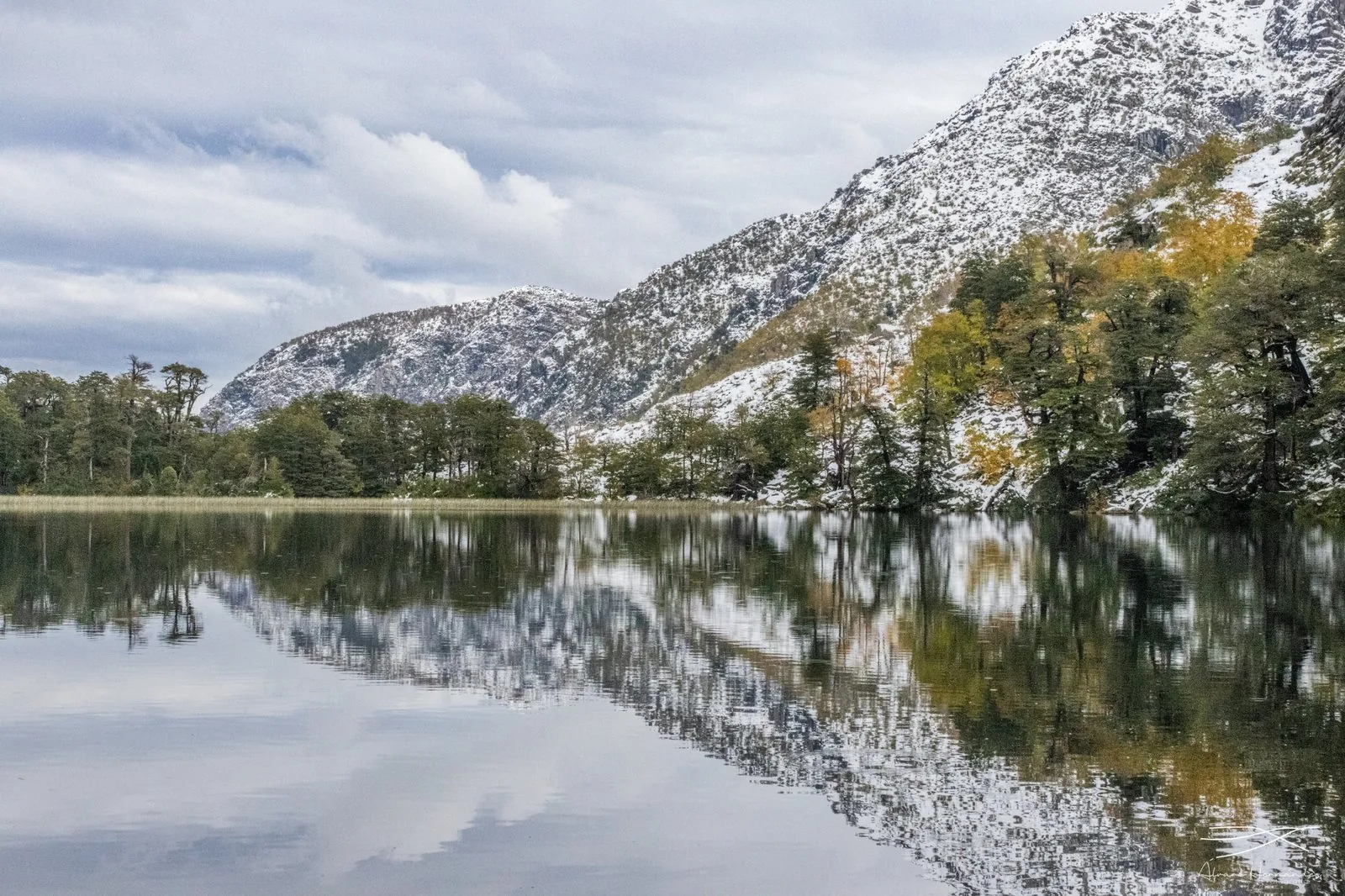 Laguna La Plata nevada